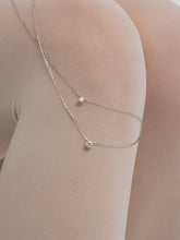 S925 Sterling Silver Moissanite Minimalist Round Pendant Necklace